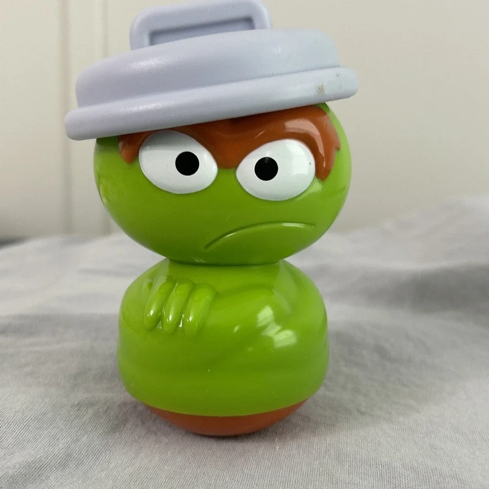 Oscar the Grouch Bright Starts‎ Baby toy Stacking Cans FIGURE ONLY